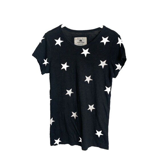 Reflex Life Is Out There Star Print T-Shirt Women’s Short Sleeves Black Sz Small - Picture 2 of 15